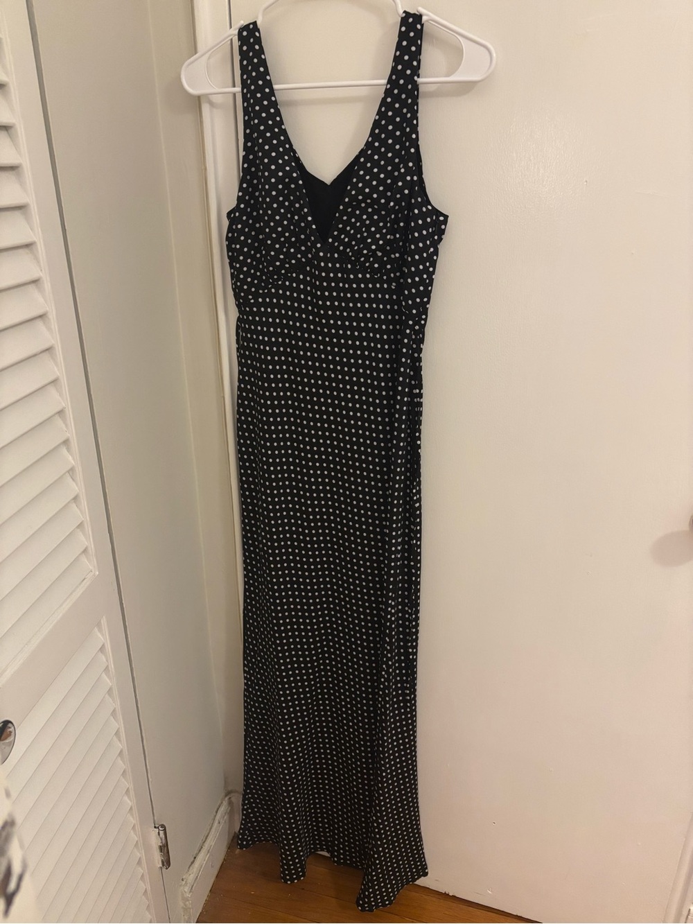 Princess Polly Black and White Polka Dot Nellie Maxi Dress